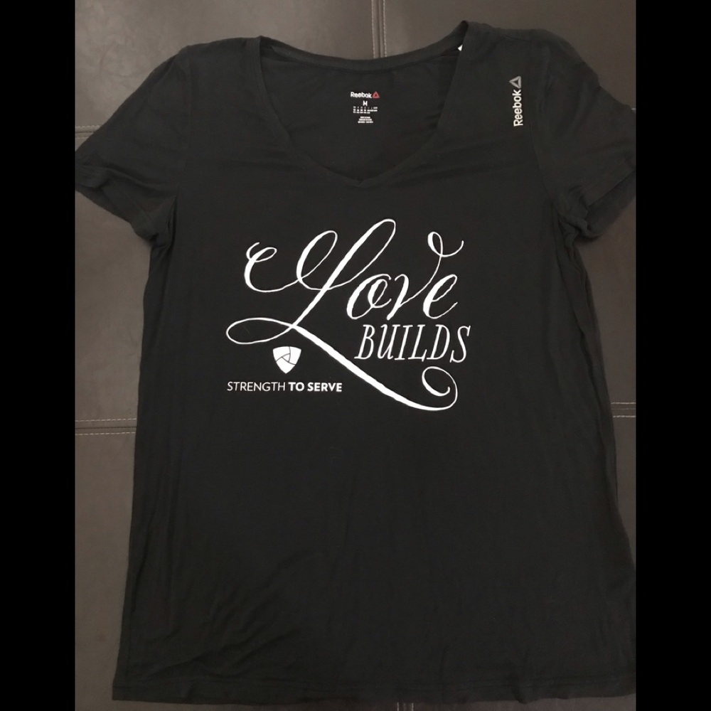 Reebok Love Builds Strength to Serve T-Shirt